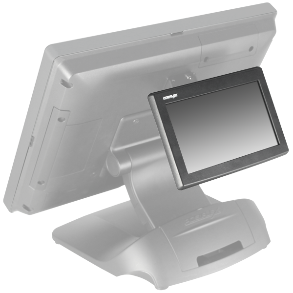 Навесной дисплей покупателя Posiflex PD-6307 с 7-дюймовым ЖК TFT экраном