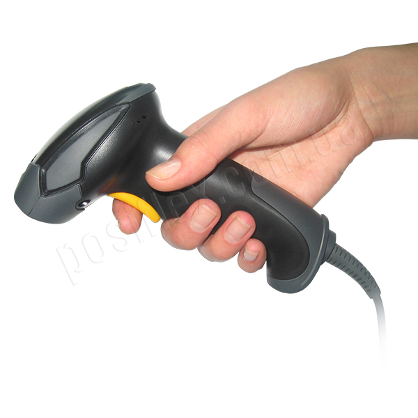 Одноплоскостной ручной сканер штрихкодов CD-3870 с высокой скоростью сканирования 270 скан./с и глубиной зоны считывания до 500 мм