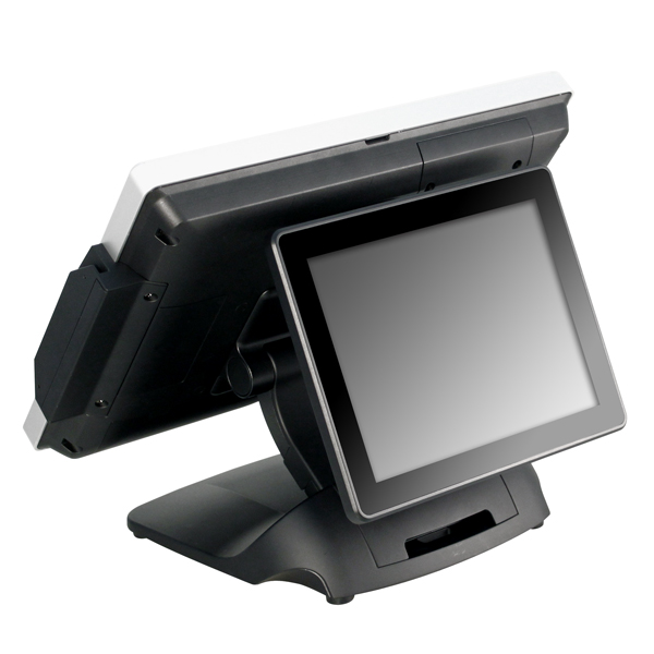 POS-терминал Posiflex JIVA XT-3015 с дополнительным монитором LM-3010 и считывателем SA-100-02