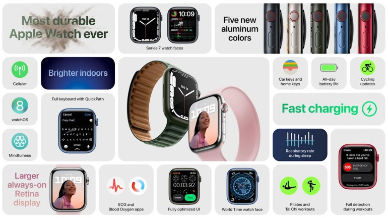 Apple Watch Series 7 — увеличенный экран с узкими рамками и 18-часовая автономность